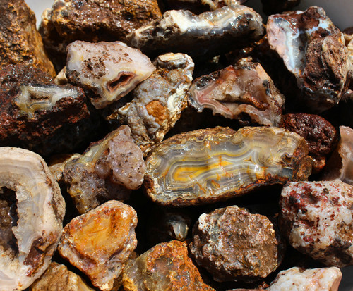 Picacho agate nodules rough - nodules,