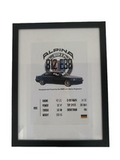 Custom Car Poster BMW ALPINA