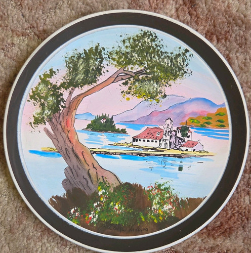 Hand painted kerkyra - hand, corfu