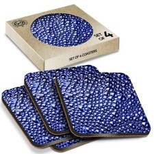 4 x Boxed Square Coasters -