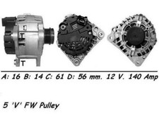 WAI Alternator for Volkswagen