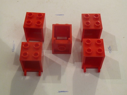 Lego red chests - red,
