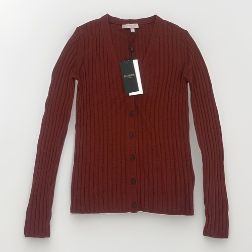Hobbs aria ribbed cardigan - cardigan, in