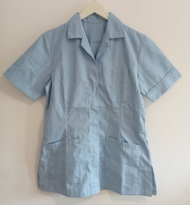 Alexandra Nurses Blue & White Striped Zip Tunic Top Euro 38 - HS 58 - UK 10