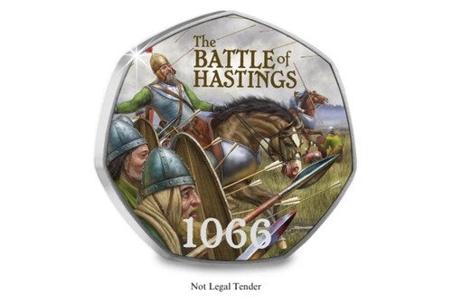 The battle hastings 50p - hastings, bu
