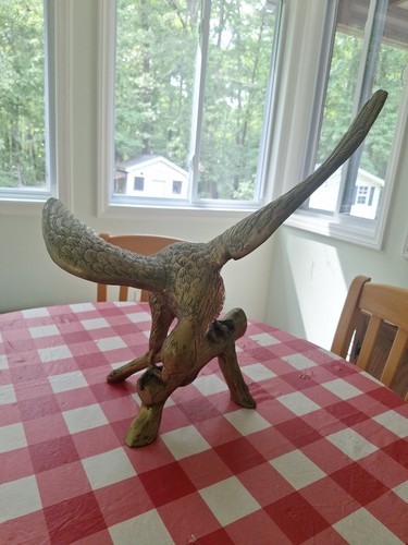 Large brass eagle - brass,