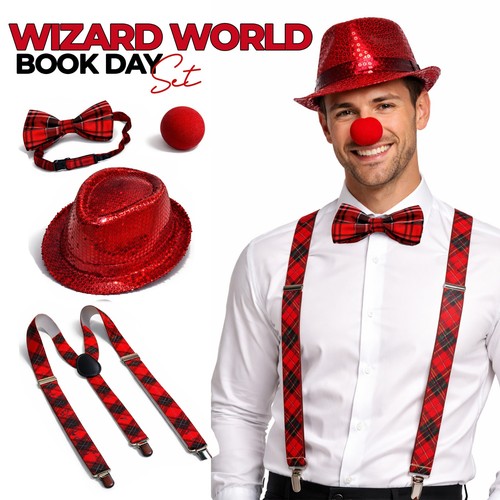World book day set - world, nose