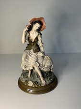 Capodimonte Guiseppe Armani Girl With Sheep Figurine