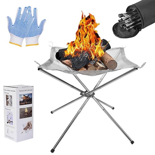 Portable fire pit for - fire, camping
