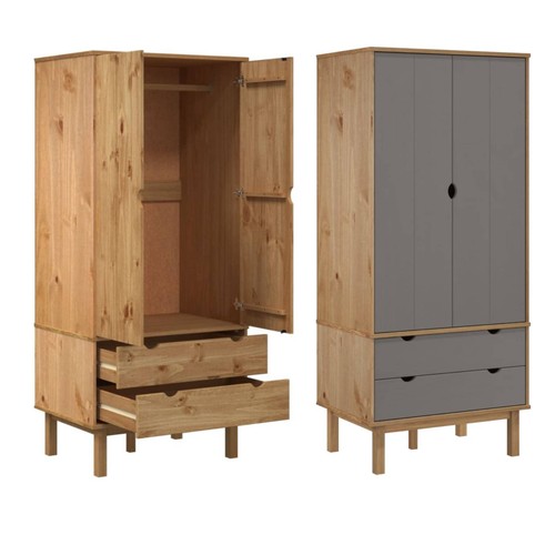 Wardrobe with drawers solid - drawers,