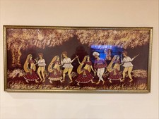 VINTAGE FRAMED GLAZED PRINT