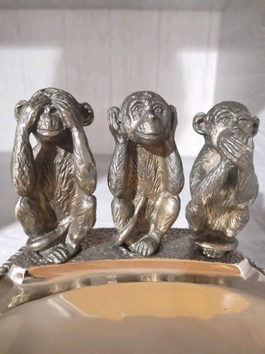 Soviet bronze figurine - bronze, three