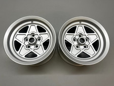 GENUINE FERRARI CROMODORA 208 308 328 7.5 X 14 ALLOY WHEELS PAIR