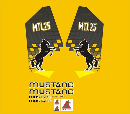 Mustang mtl skid - mustang, steer