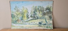 Vintage Watercolour Landscape, Signed g. de Chirico — after Giorgio de Chirico