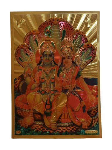 Golden hindu god picture - hindu, *