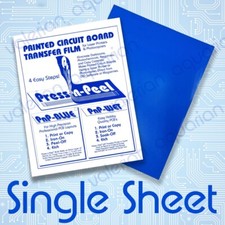 1 SHEET Press n Peel Blue