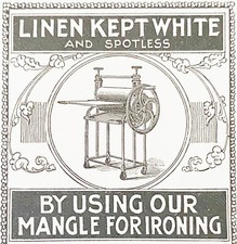 1895 MANGLE IRONING Flat
