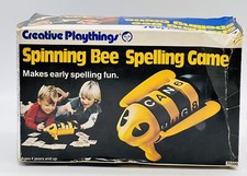 Creative Playthings Spinning Bee Spelling Game Vintage Made in USA