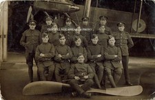 Old Photo Of WW1 Royal Flying Corps Fitters Synopsis included