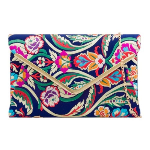 Ladies satin clutch bag - ladies,