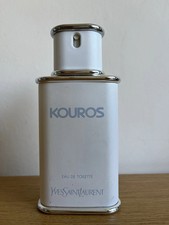 YVES SAINT LAURENT KOUROS EDT SPRAY 100ML RARE & VINTAGE (SILVER SHOULDER)
