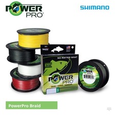 Shimano Power Pro Braided Mainline - Cod Bass Wrasse Pike Lure Sea Fishing Line