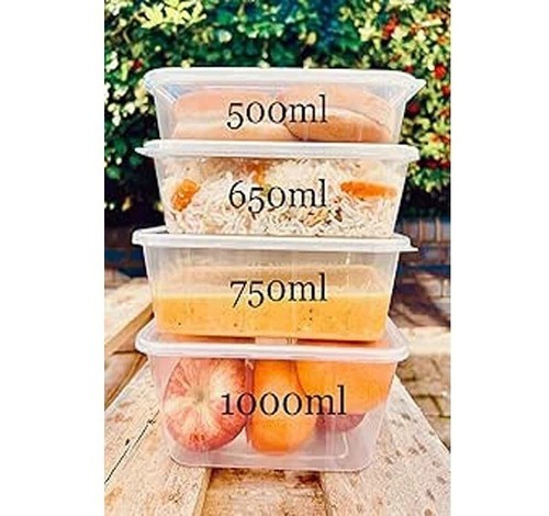 Plastic food containers with - plastic,