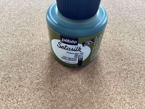 Pebeo setasilk vert bronze - 27,