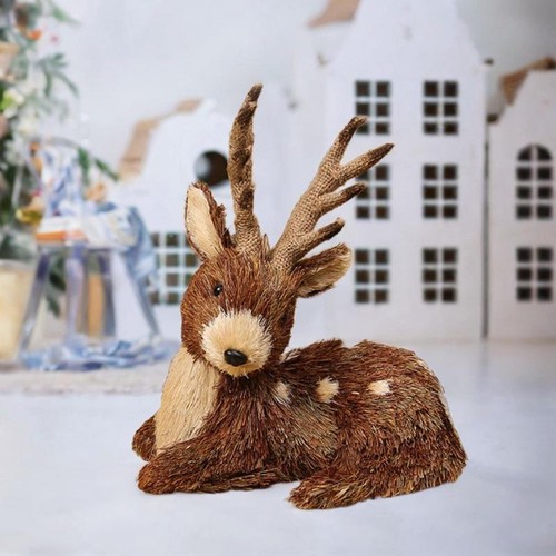 Christmas deer figurine - christmas,