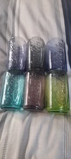 6 Macdonld Coco Cola Assorted  Coloured Glasses