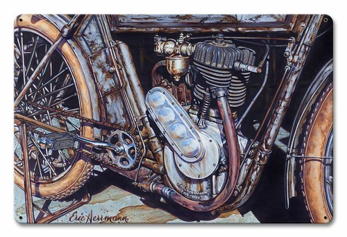 Barn find motorcycle - find, metal