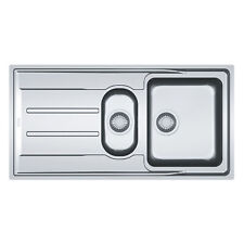 Franke Aton Reversible 1.5 Bowl Kitchen Sink – Stainless Steel with Drainer (Sm