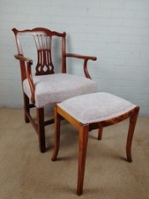 Georgian Armchair & Stool