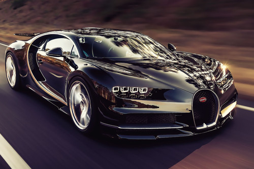 Bugatti chiron 2017 black - chiron,,