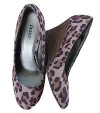 Dexter Women's Brown Leopard Print Platform Shoes Pre-Owned US 6.5 UK 5 EU 38.5