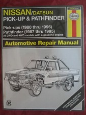 NISSAN/Datsun Pick-up 80-96 & Pathfinder 87-95  Haynes Auto Repair Manual NEW