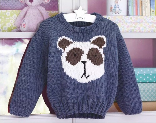 0269 knitting childs panda - 0269,