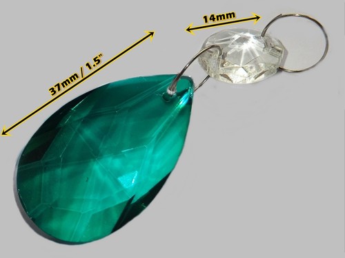 Chandelier oval cut glass - oval,