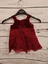 Monsoon - Baby Girls - Red/Burgundy Dress - Age 0-3 Months - *BNWT*