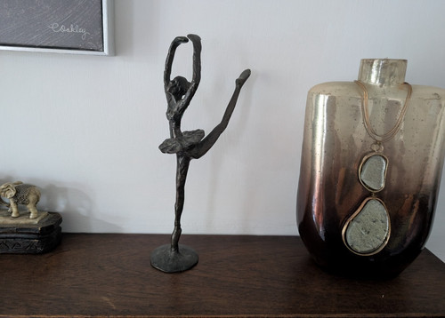 Vintage brutalist bronze - vintage,