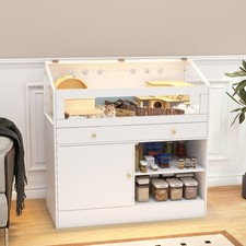 LED Lit Hamster Cage Cabinet