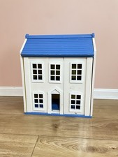 Kids Doll House, Solid Wooden House, Three Story Building 55x46x28cm