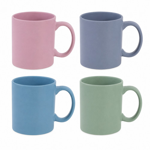 Set pastel mugs - pastel,