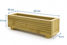 Wooden Garden Planter Pot