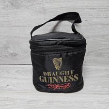 Vintage Draught Guinness Small Square Black Beer Stout Can Cooler Bag 17cm Bag B