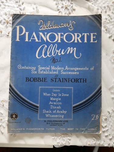 Feldman pianoforte album - album, no