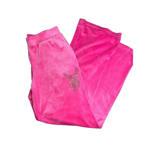 Playboy pink y2k velour - playboy,