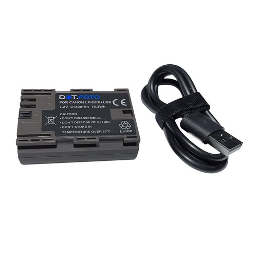 E6nh usb battery - lp-e6nh, usb-c