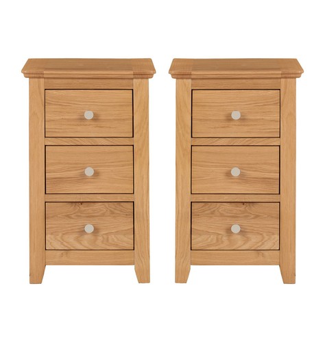 Pair small oak - pair, of